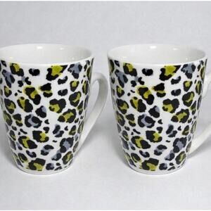 Gibson Home Since 1979 Ceramic Coffee Mug Leopard Pattern 12oz